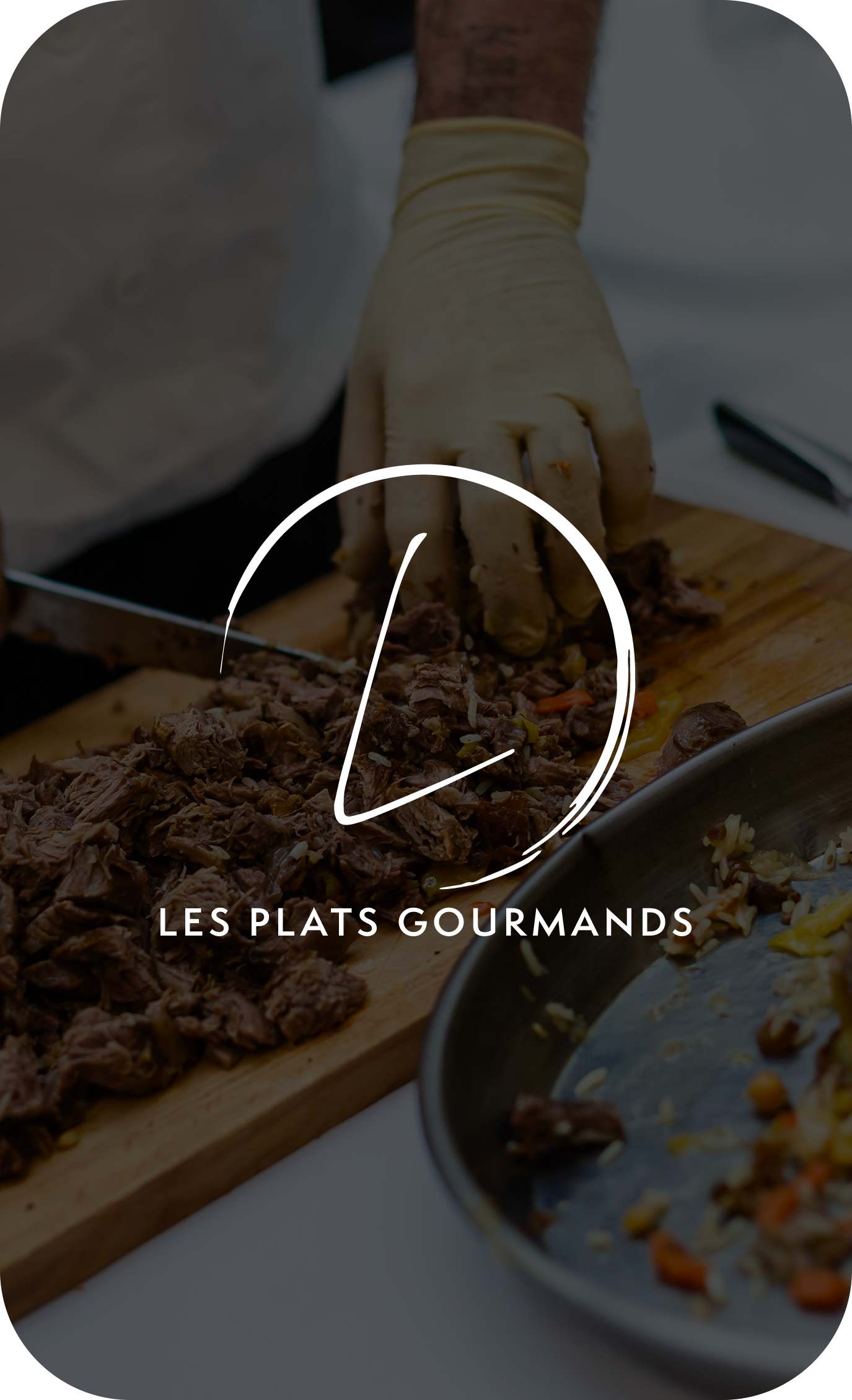 Site vitrine - Les Plats Gourmands